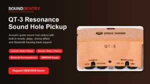 QT-3 resonance sound-hole pickup for OEM sample evaluation