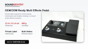 SoundSentry GS-450 multi-effects pedal for OEM/ODM and private-label projects