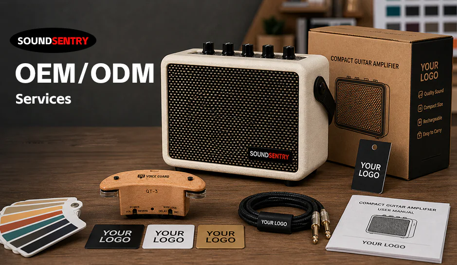 Guitar amplifier OEM/ODM product development and private-label packaging