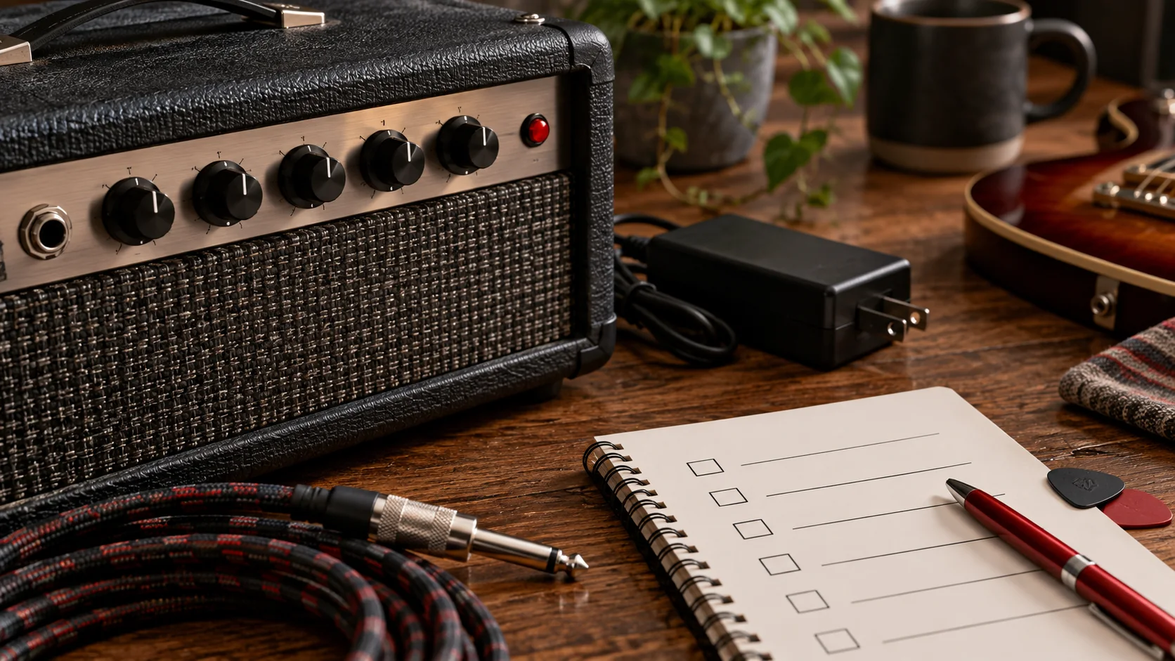 Amplifier controls, power accessory and buyer checklist prepared for sample evaluation